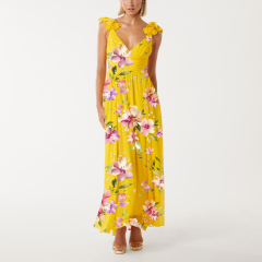 dress with floral print