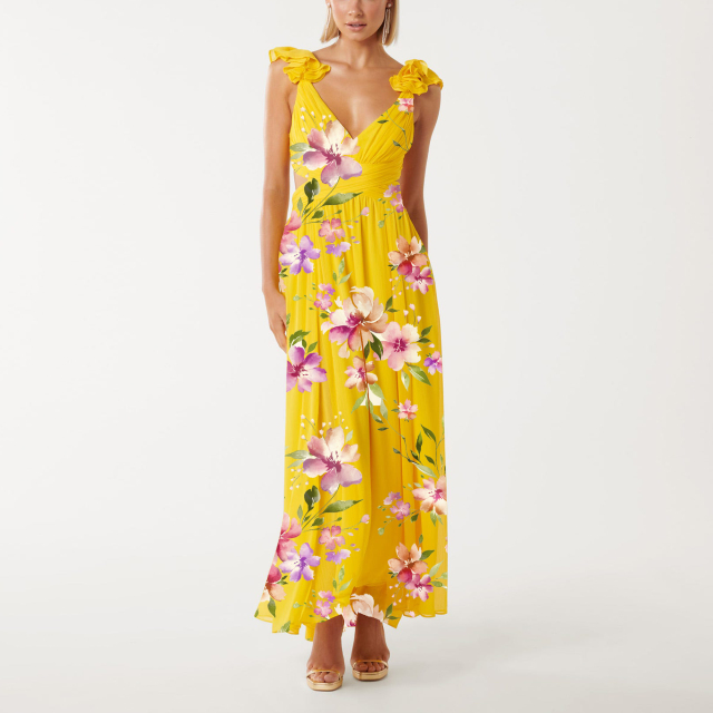 dress with floral print