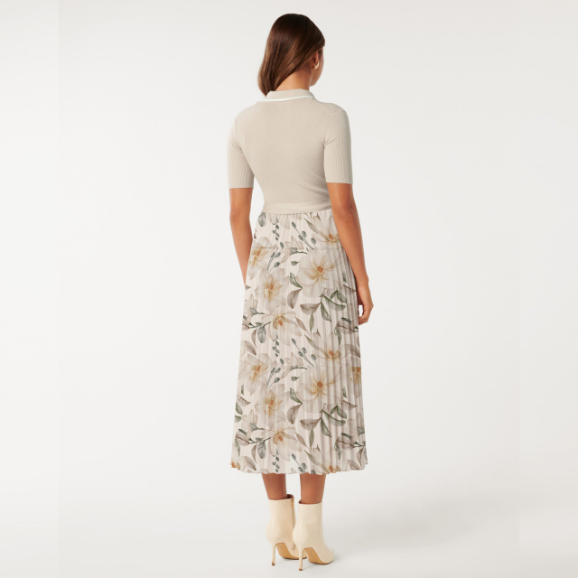 dress with floral print