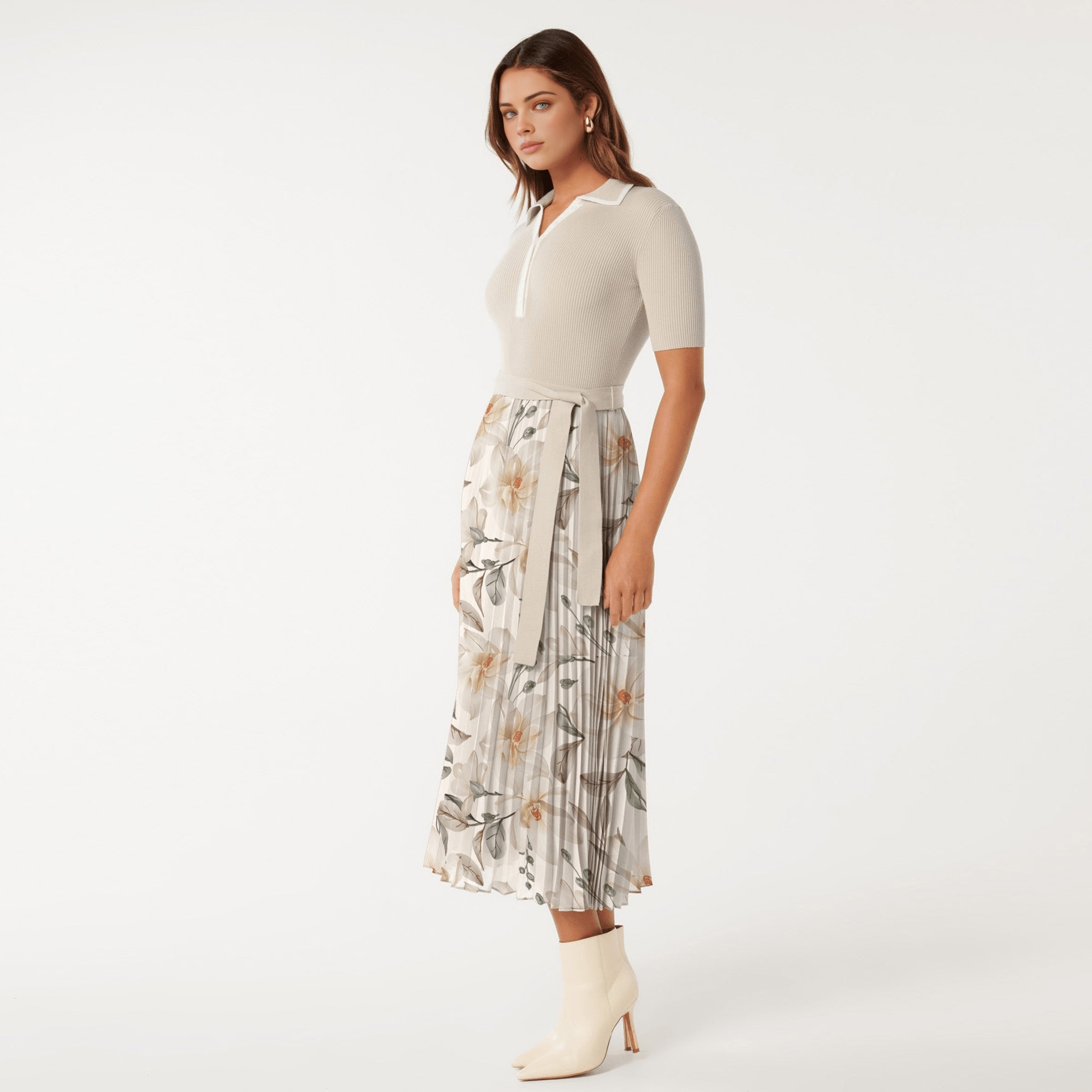 dress with floral print