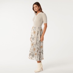 dress with floral print