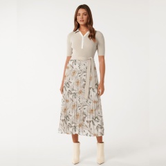 dress with floral print