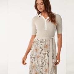 dress with floral print