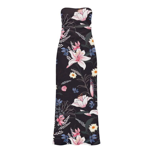 dress with floral print