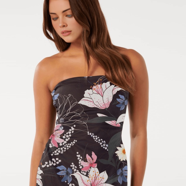 dress with floral print