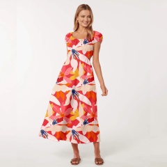 dress with floral print