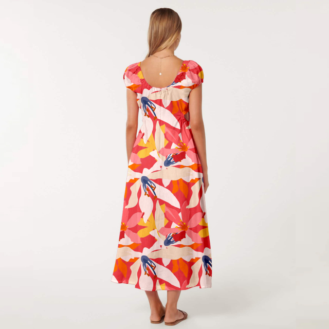 dress with floral print