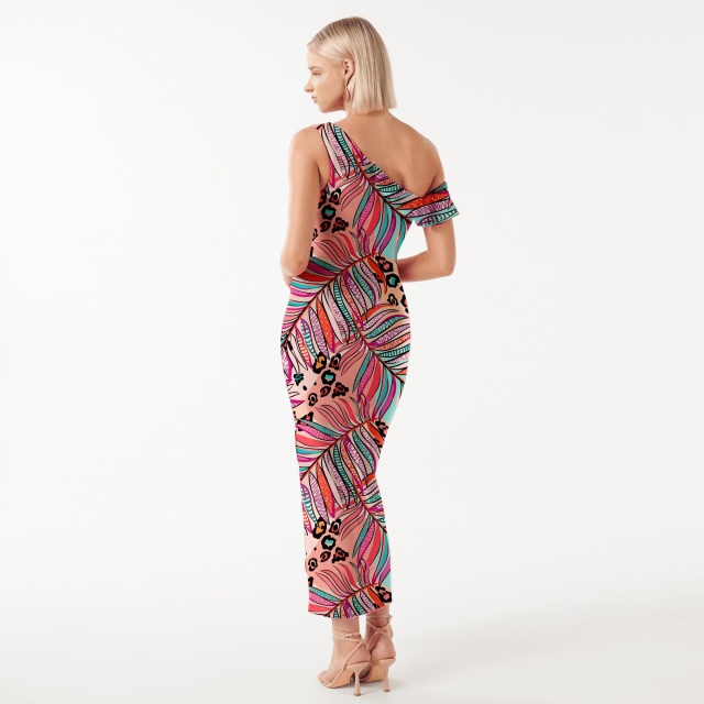 dress with floral print