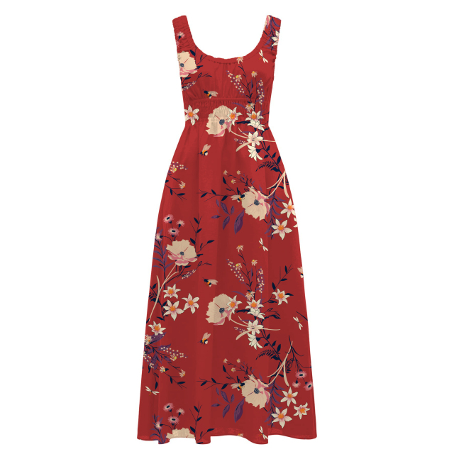 dress with floral print