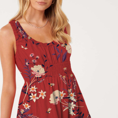 dress with floral print