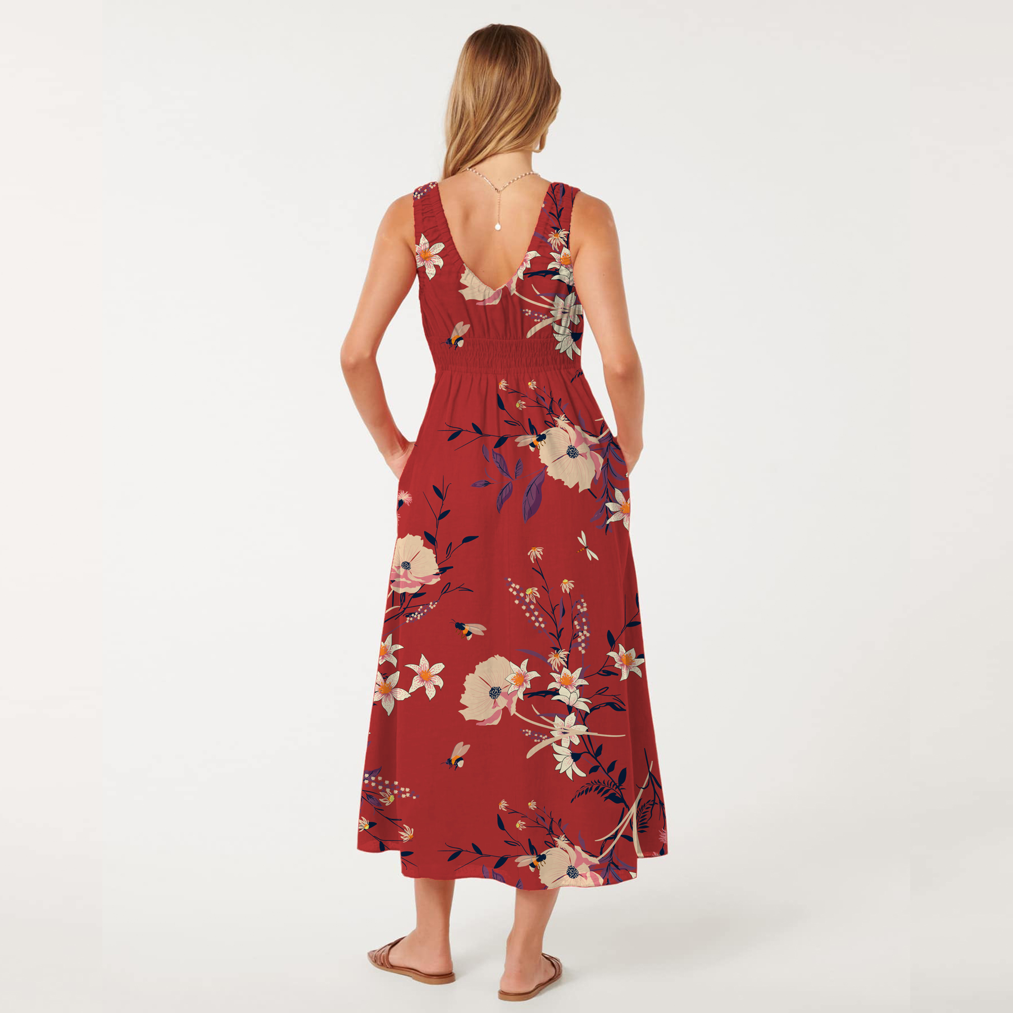dress with floral print