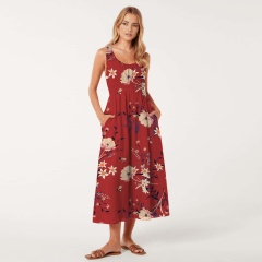 dress with floral print