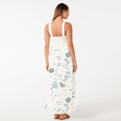 dress with floral midi print