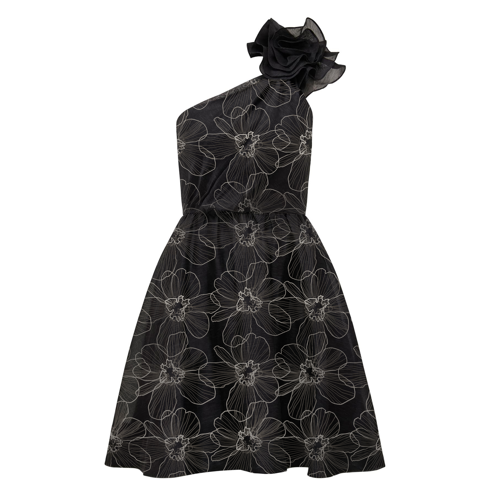 dress with floral print