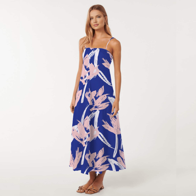 dress with floral print