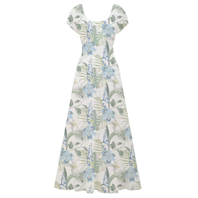 dress with floral print
