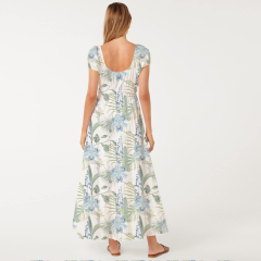 dress with floral print