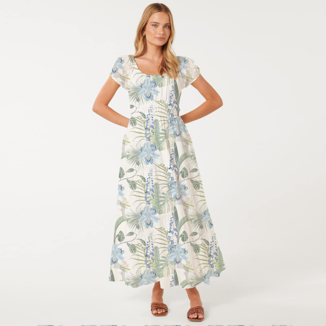 dress with floral print