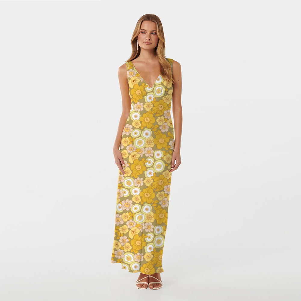 dress with floral print