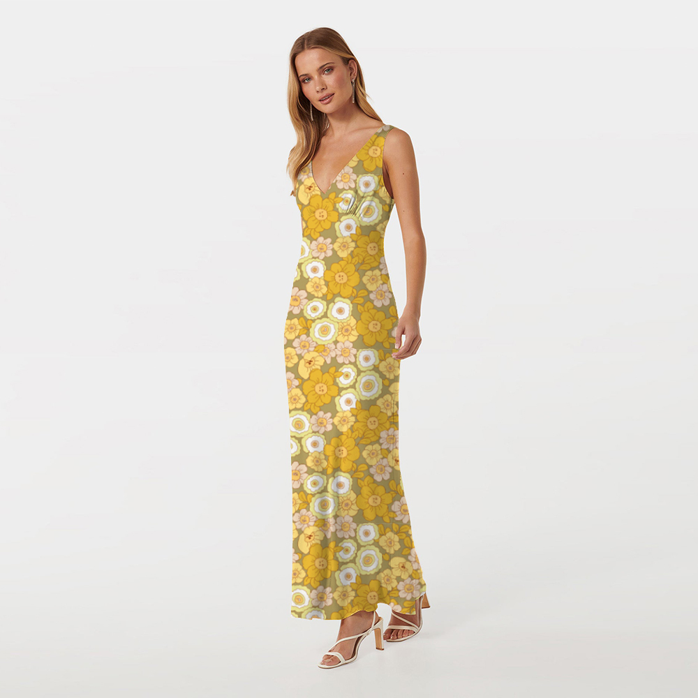 dress with floral print