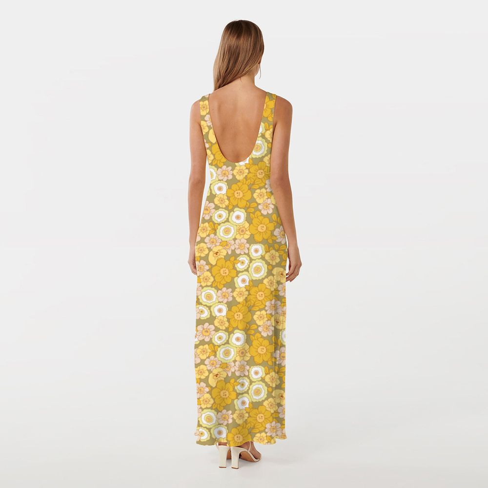 dress with floral print