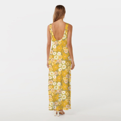 dress with floral print