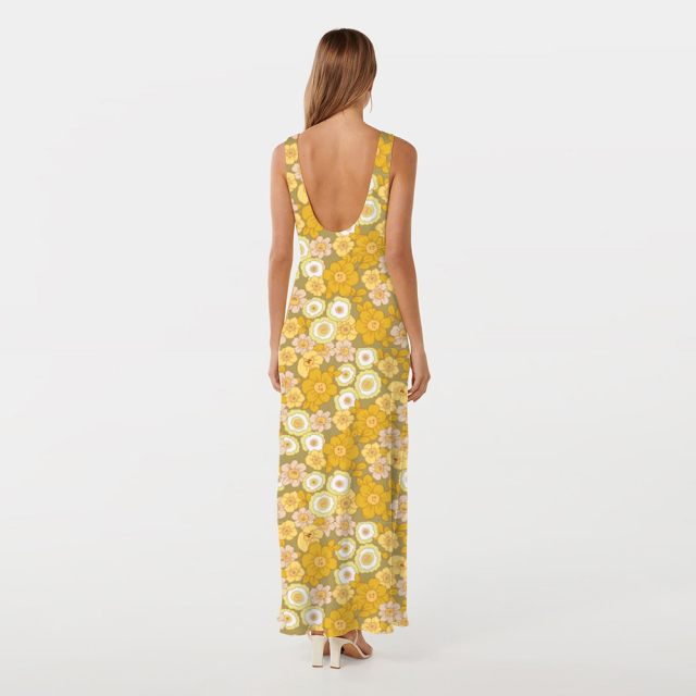 dress with floral print