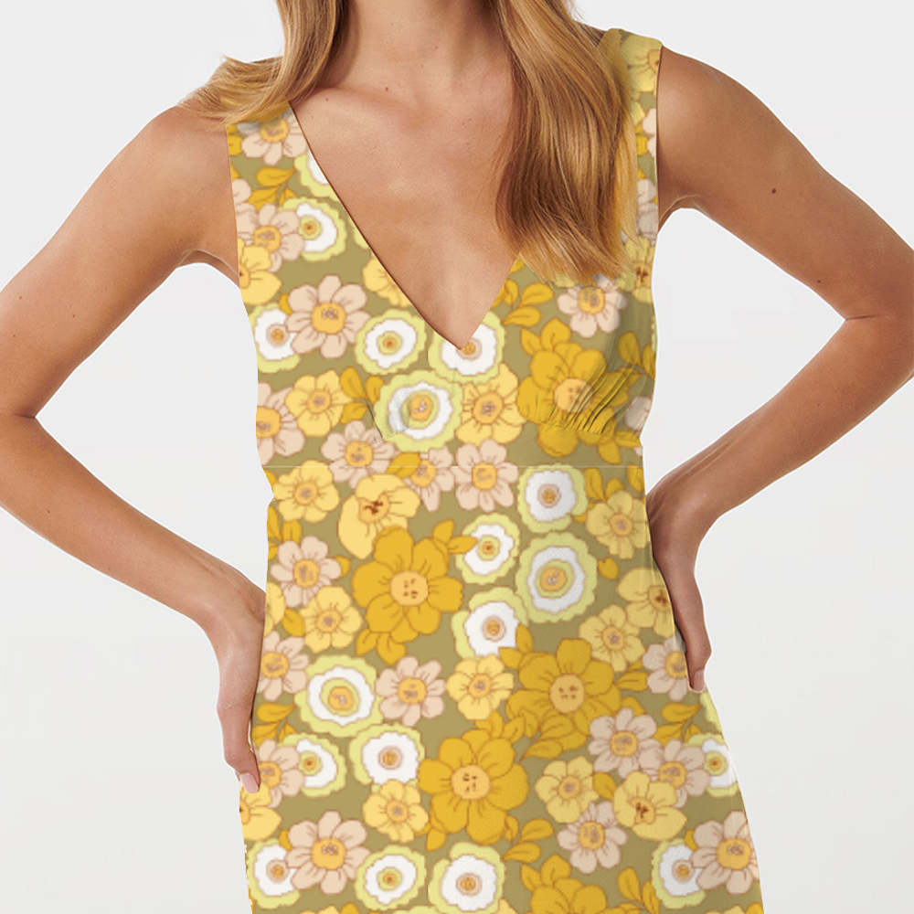 dress with floral print