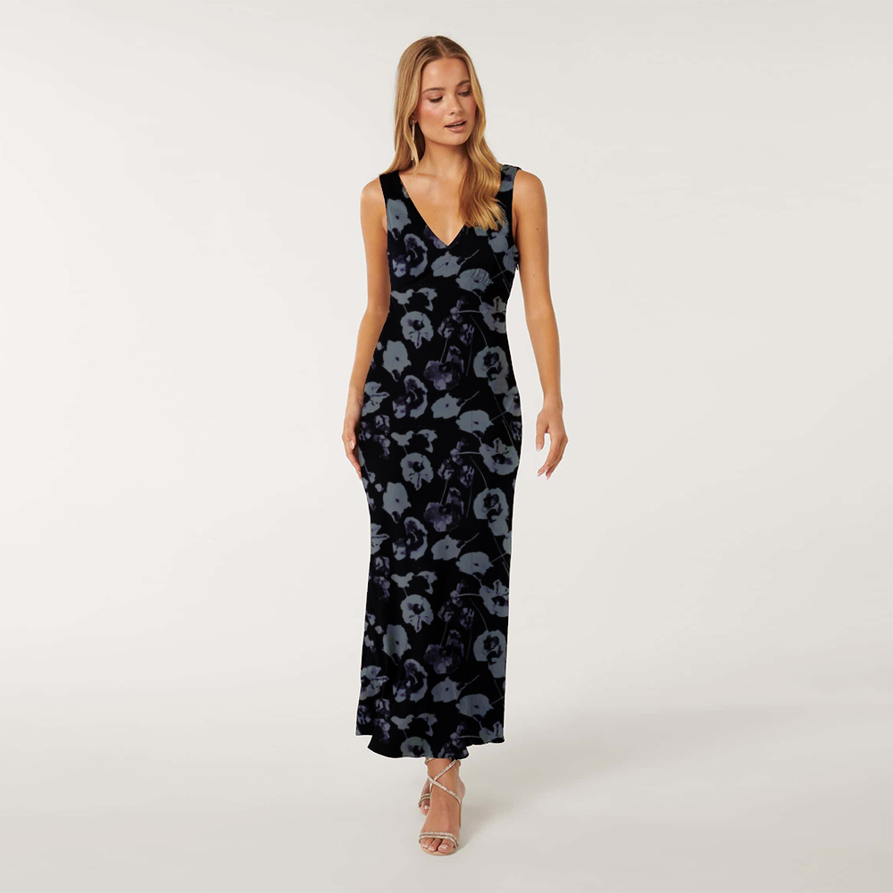 dress with floral print