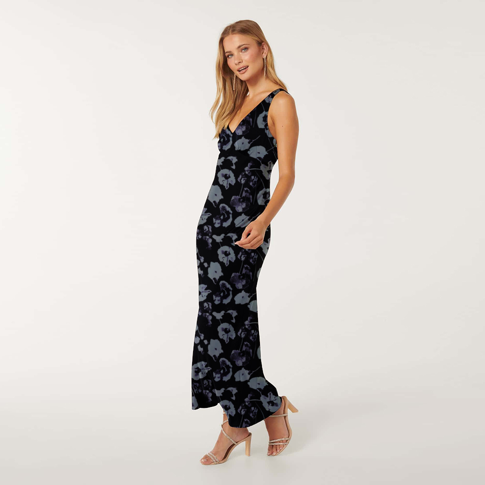 dress with floral print