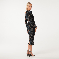 dress with floral print