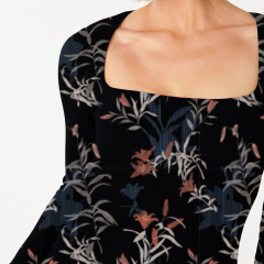 dress with floral print