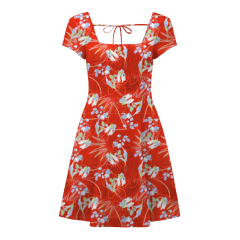 dress with floral print