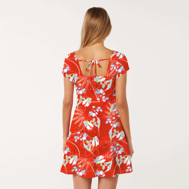 dress with floral print