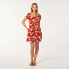 dress with floral print