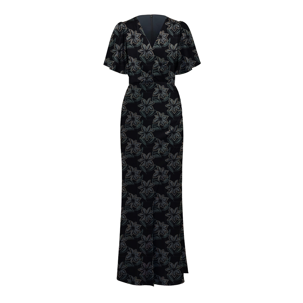 dress with floral print