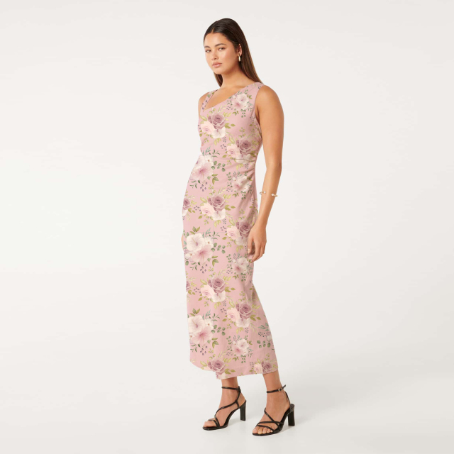 dress with floral print
