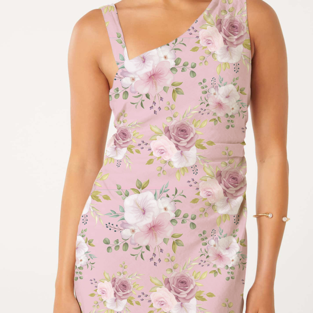 dress with floral print
