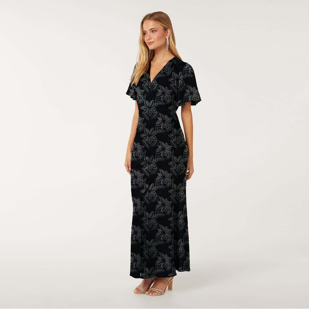 dress with floral print