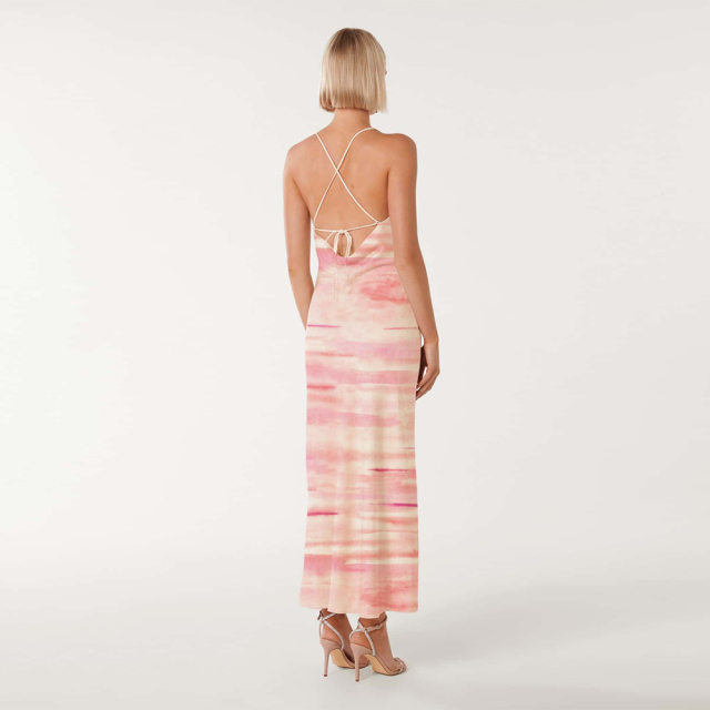 dress with floral print