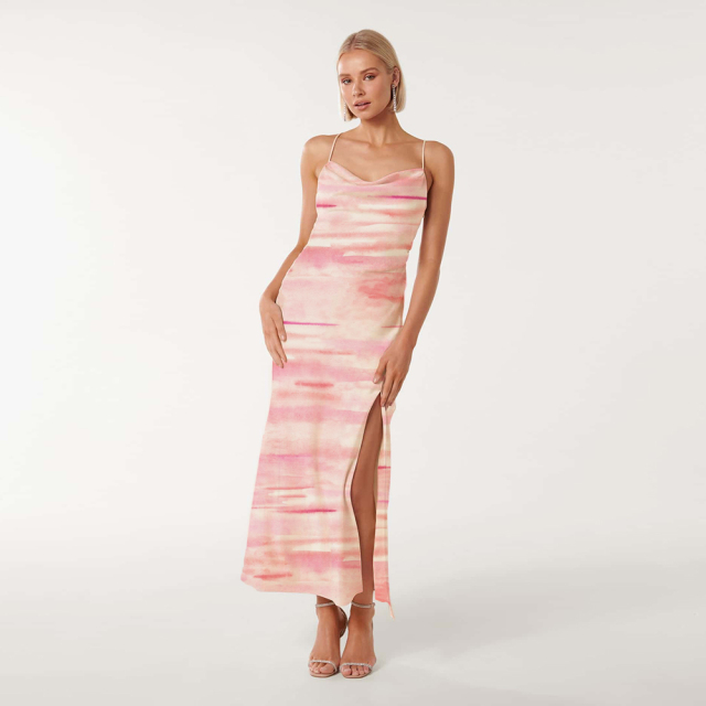 dress with floral print