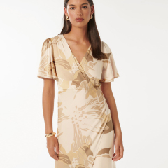 dress with floral print