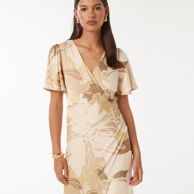 dress with floral print