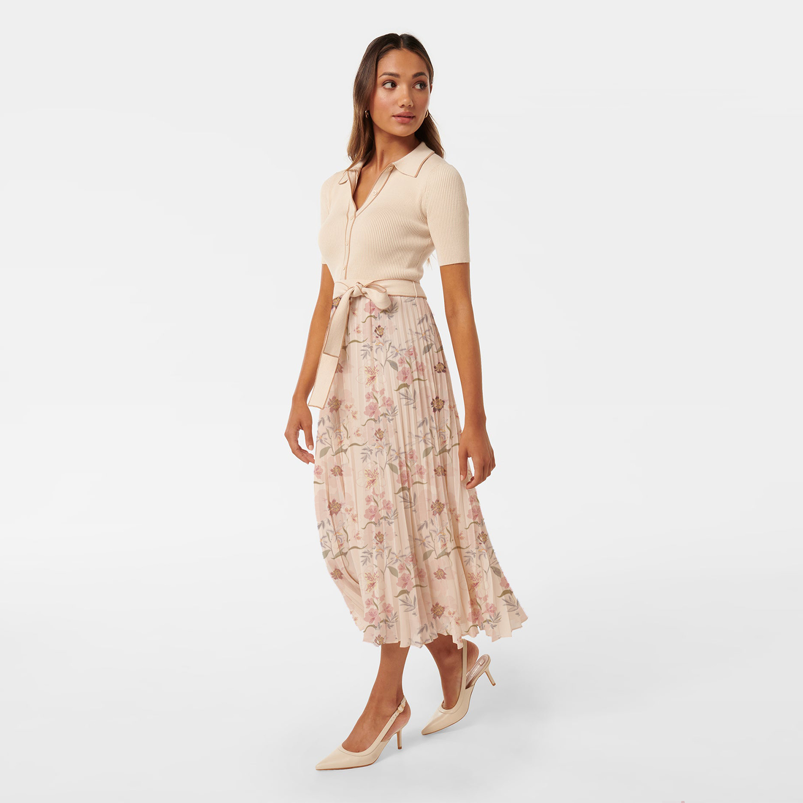 dress with floral print