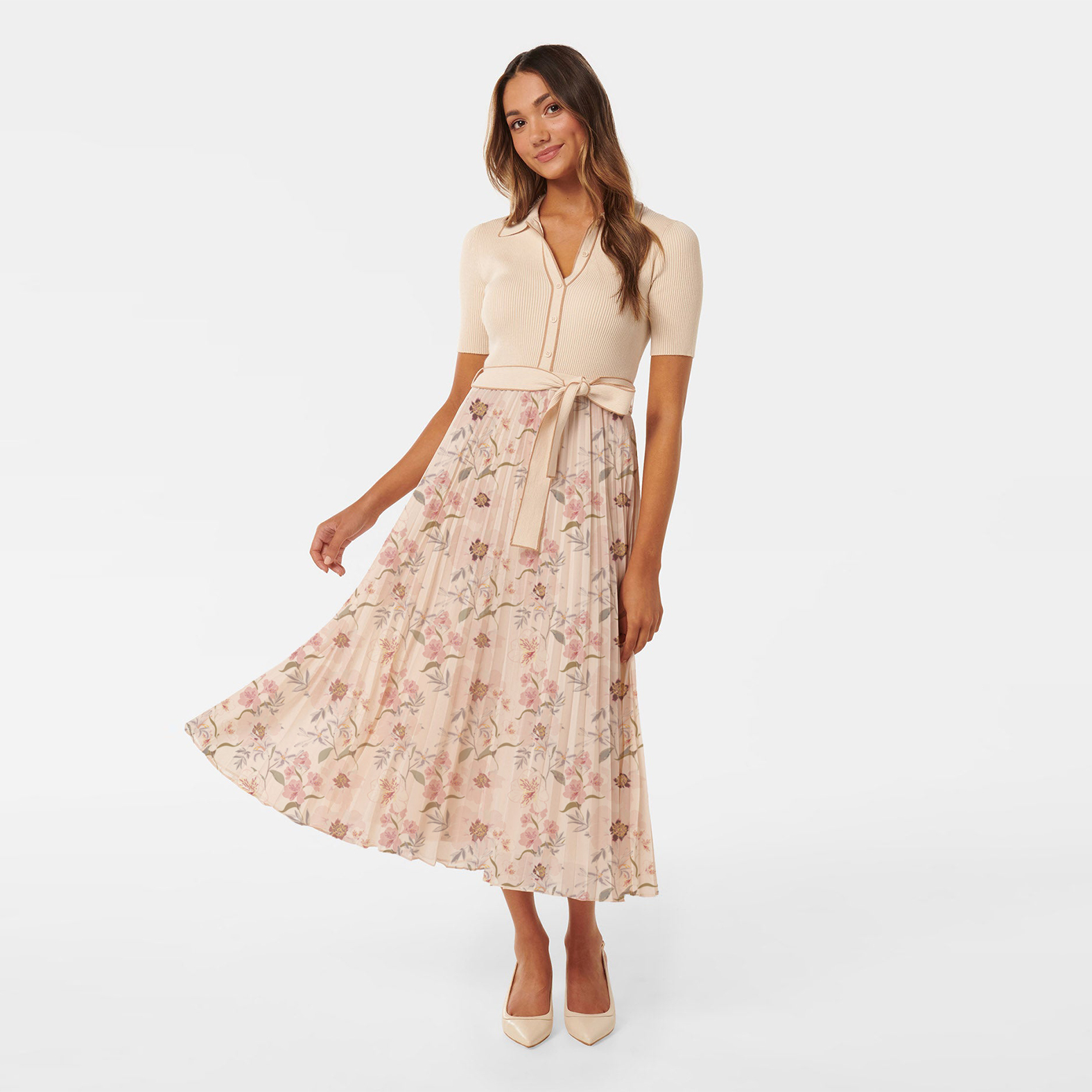 dress with floral print