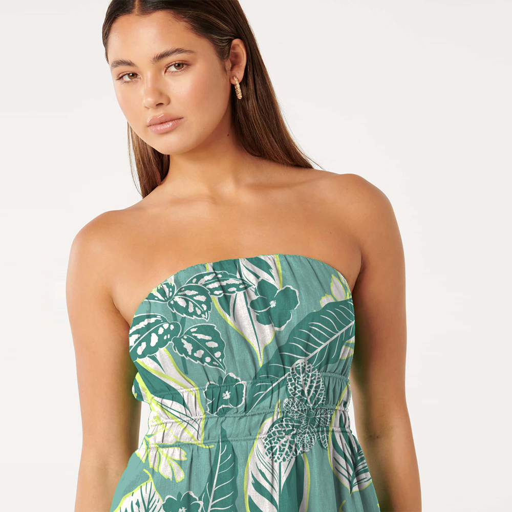 dress with floral print