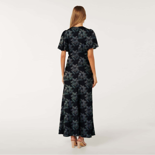 dress with floral print