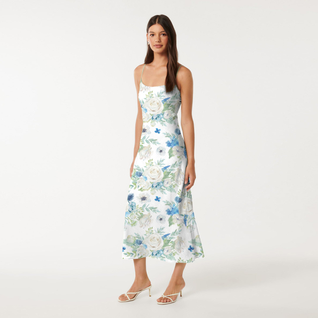 dress with floral print