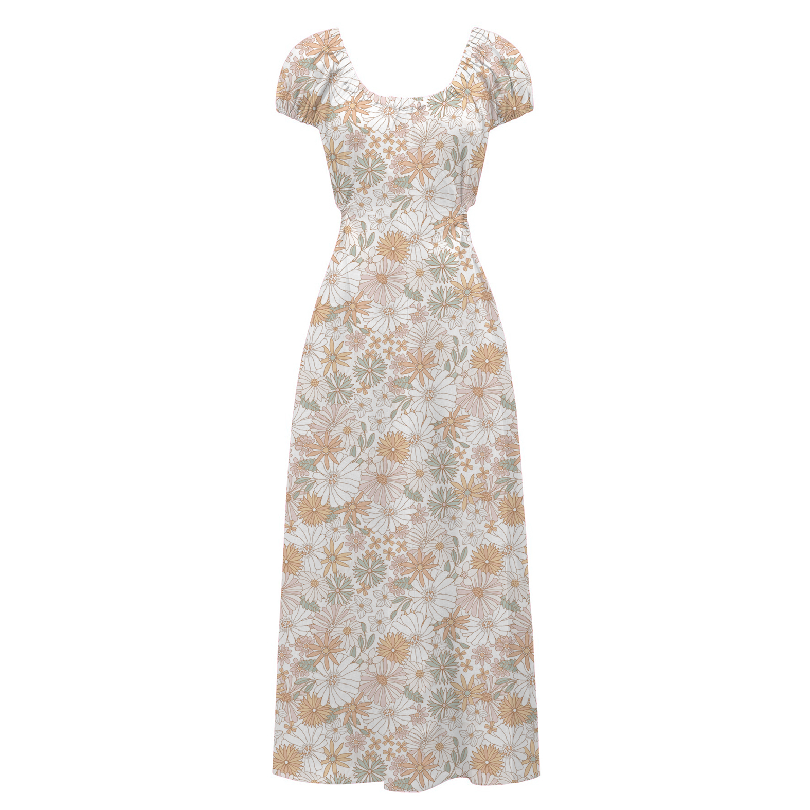 dress with floral print