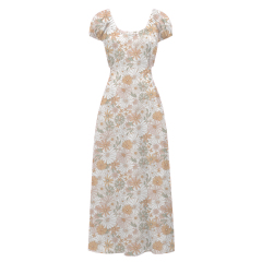 dress with floral print